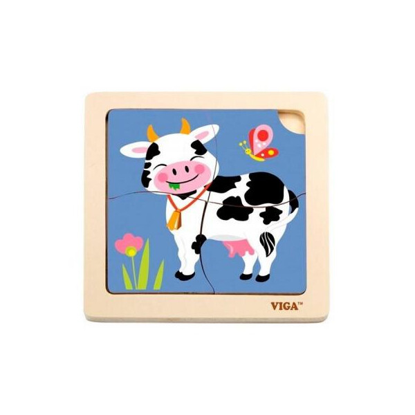 

Пазл Viga Toys Корова (51313)