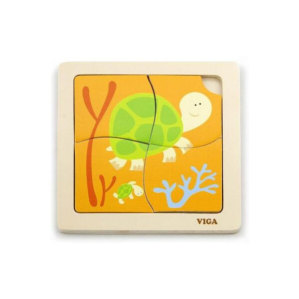

Пазл Viga Toys Черепашки (50143)