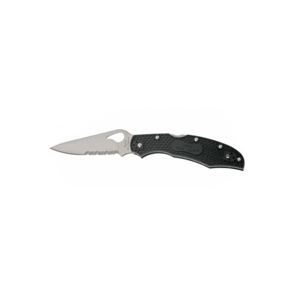 

Нож Spyderco Byrd Cara Cara 2, FRN, полусеррейтор (BY03PSBK2)