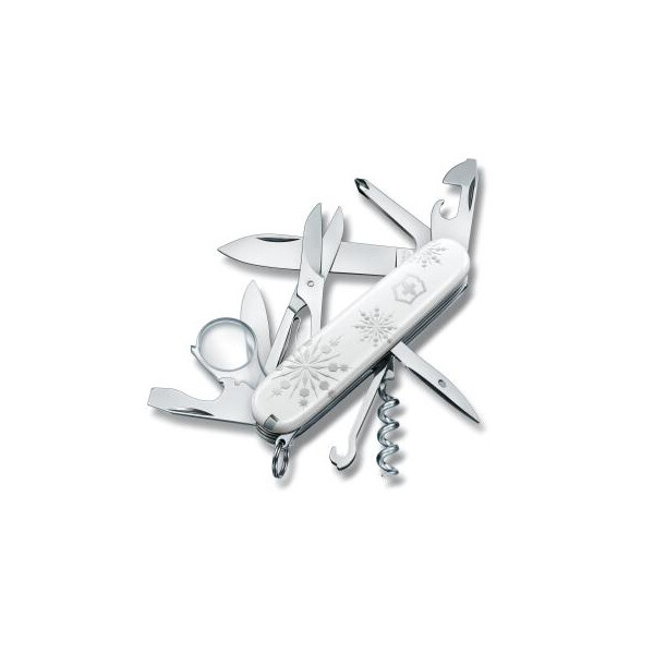 

Мультитул Victorinox Swiss Army Explorer белый в подар. уп. "Зима" (1.6703.77)