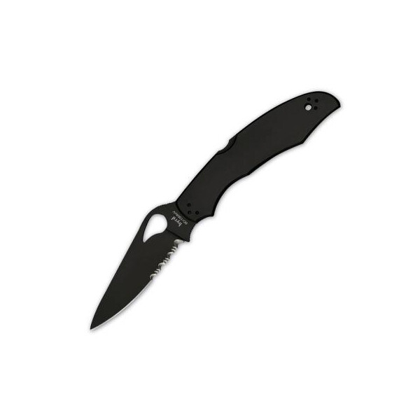 

Нож Spyderco Byrd Cara Cara 2 Black, полусеррейтор (BY03BKPS2)