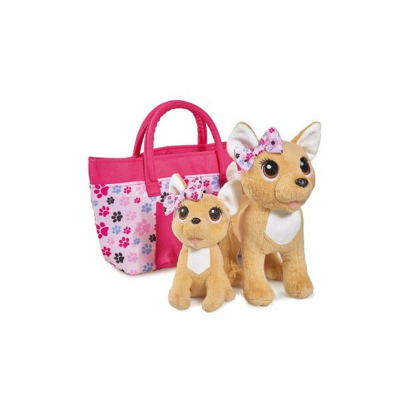 

Мягкая игрушка Simba Chi Chi Love Собачки Чихуахуа Счастливая семья с сумочкой 20 (5893213)