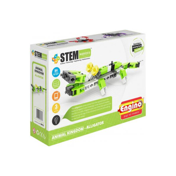

Конструктор Engino Stem Heroes Царство животных: Аллигатор (SH13)