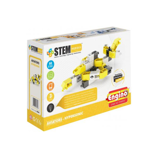 

Конструктор Engino Stem Heroes Авиация: Сверхзвуковой самолет (SH41)