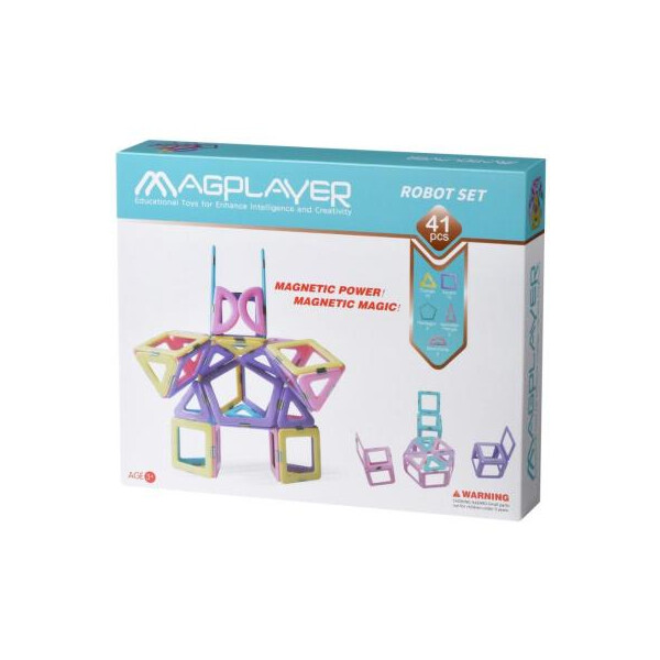 

Конструктор Magplayer магнитный набор 41 эл. (MPH2-41)