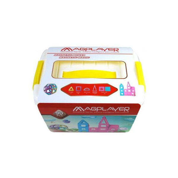 

Конструктор Magplayer магнитный набор бокс 90 эл. (MPT2-90)