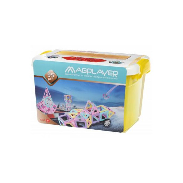 

Конструктор Magplayer магнитный набор бокс 95 эл. (MPT2-95)