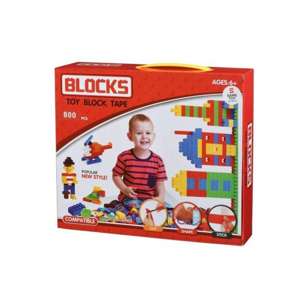 

Конструктор Same Toy Block Tape (800 ед) (808Ut)