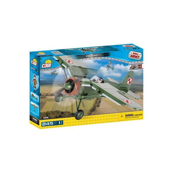 

Конструктор Cobi Вторая Мировая Война Самолет PZL P.11C, 245 деталей (COBI-5516)