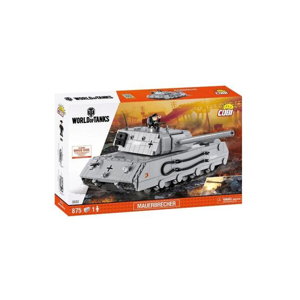 

Конструктор Cobi World Of Tanks Mauerbrecher, 875 деталей (COBI-3032)