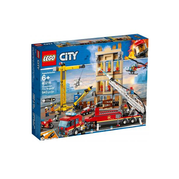 

Конструктор LEGO City Центральная пожарная станция 943 детали (60216)