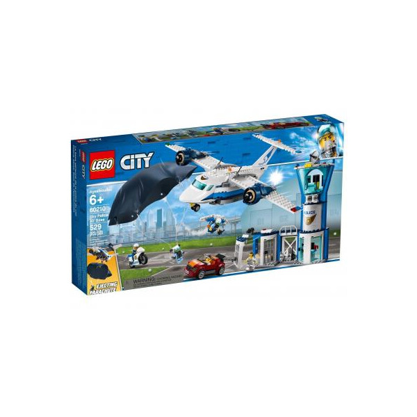 

Конструктор LEGO City Воздушная полиция: авиабаза 529 деталей (60210)