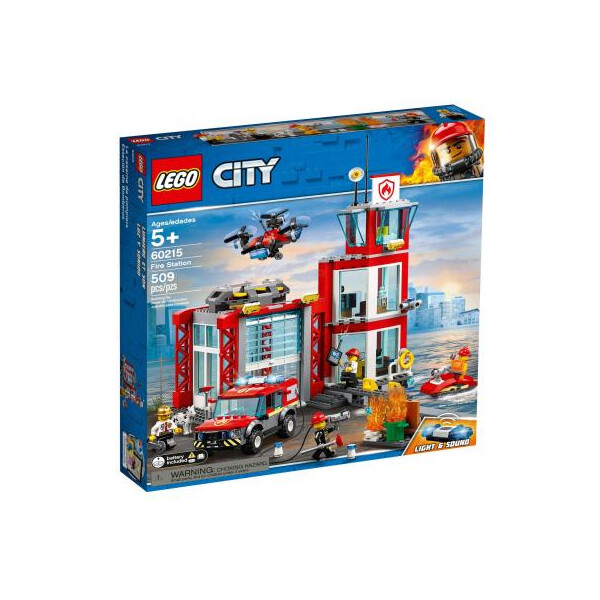 

Конструктор LEGO City Пожарное депо 509 деталей (60215)