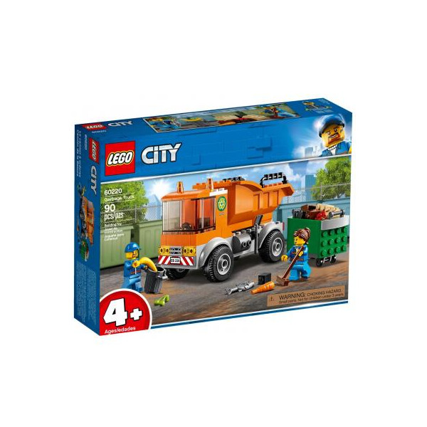 

Конструктор LEGO City Мусоровоз 90 деталей (60220)