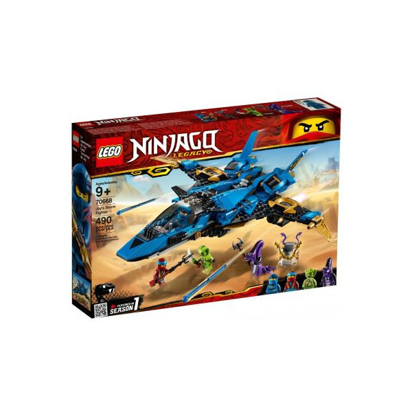 

Конструктор LEGO NINJAGO Штормовой истребитель Джея 490 деталей (70668)