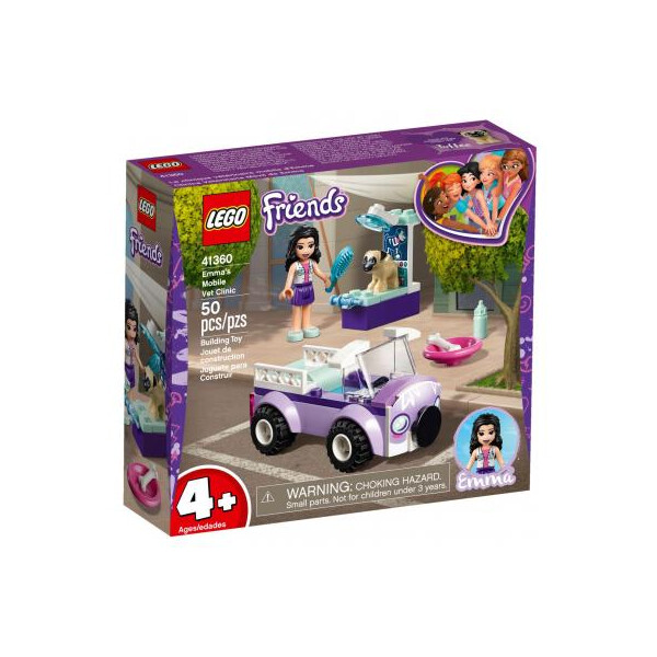

Конструктор LEGO Friends Передвижная ветклиника Эммы 50 деталей (41360)