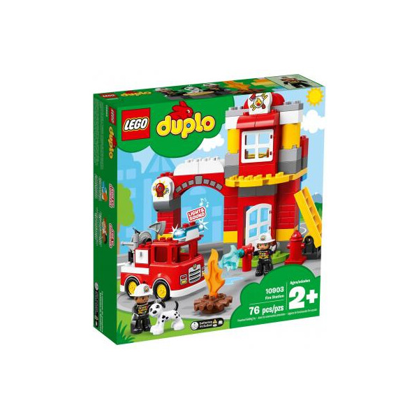 

Конструктор LEGO DUPLO Пожарное депо 76 деталей (10903)