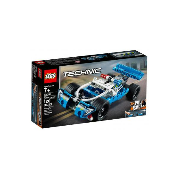 

Конструктор LEGO TECHNIC Полицейская погоня 120 деталей (42091)