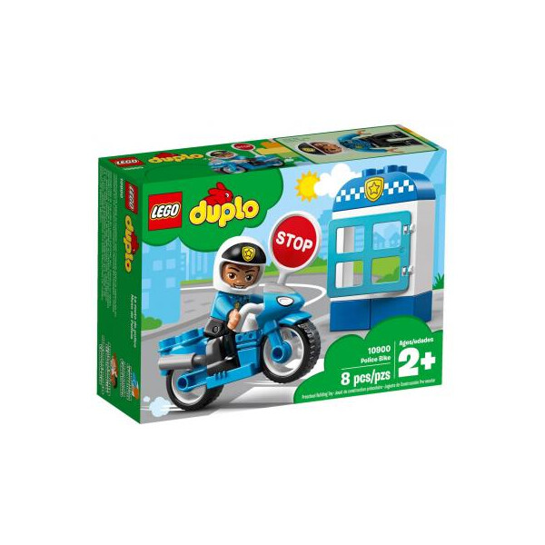 

Конструктор LEGO DUPLO Полицейский мотоцикл 8 деталей (10900)