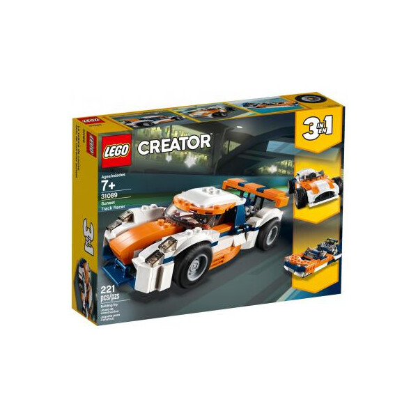

Конструктор LEGO Creator Оранжевый гоночный автомобиль 221 деталь (31089)