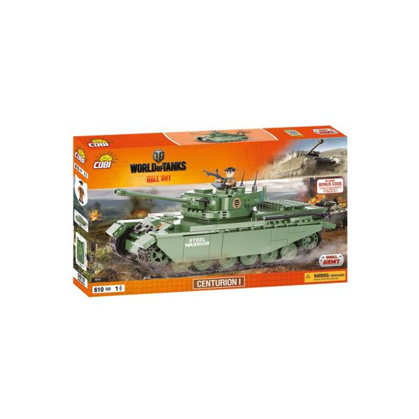 

Конструктор Cobi World Of Tanks Центурион 610 деталей (COBI-3010)