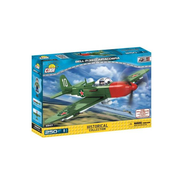 

Конструктор Cobi Самолет BELL P-39Q Аэрокобра 250 деталей (COBI-5547)
