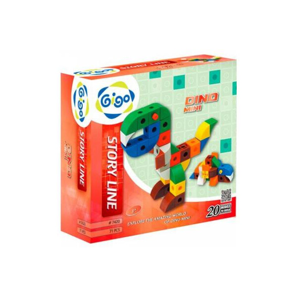 

Конструктор Gigo Динозавры - Мини (7420)