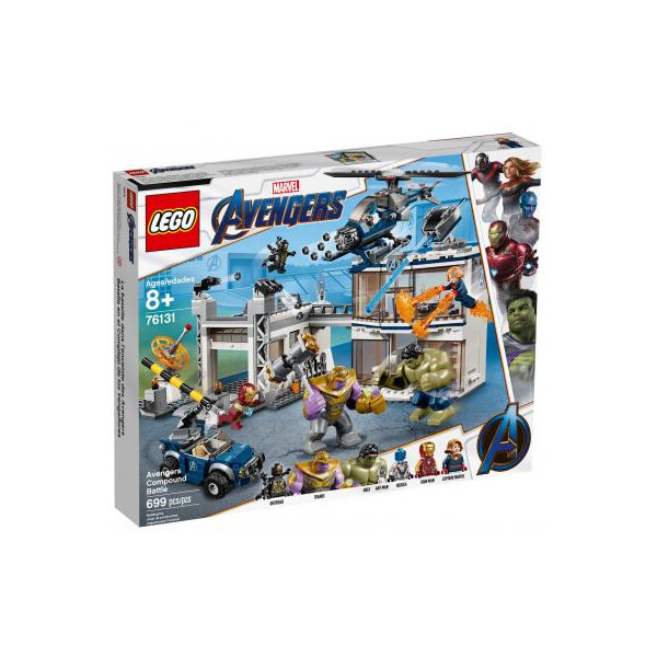 

Конструктор LEGO Marvel Comics Битва на базе Мстителей 699 деталей (76131)