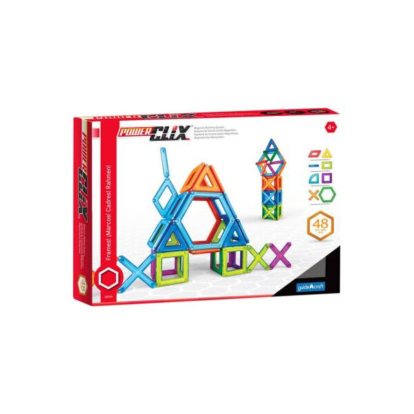 

Конструктор Guidecraft PowerClix Frames, 48 деталей (G9200)