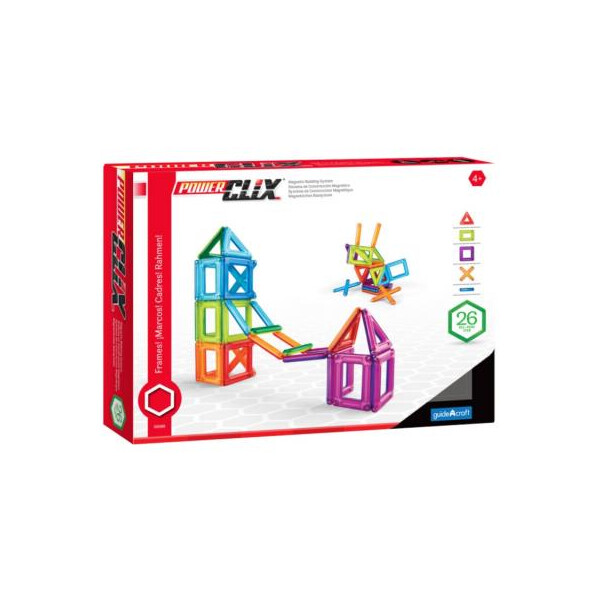 

Конструктор Guidecraft PowerClix Frames, 26 деталей (G9199)