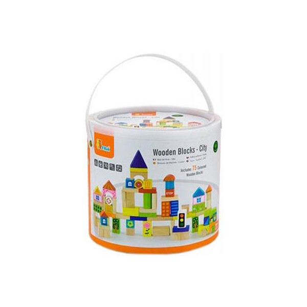 

Конструктор Viga Toys Город 75 шт (50287)