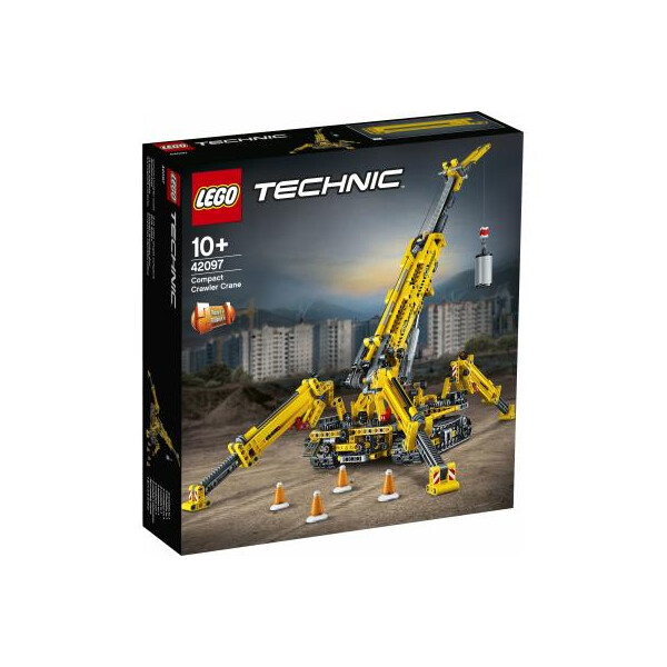 

Конструктор LEGO TECHNIC Компактактный гусеничный кран 920 деталей (42097)