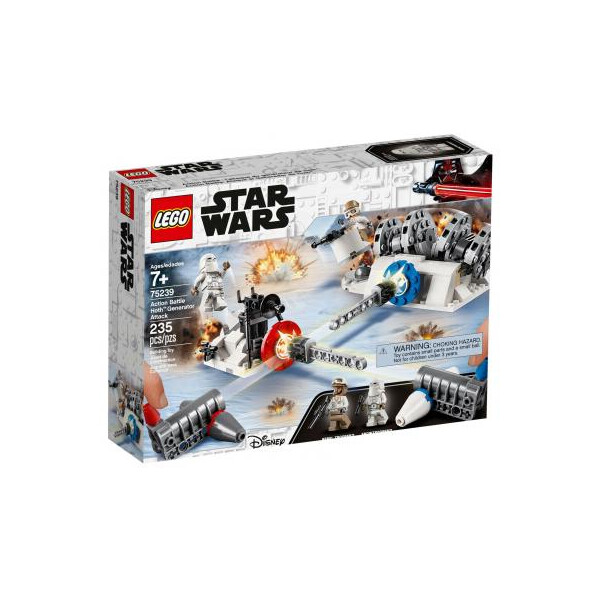 

Конструктор LEGO Star Wars Разрушение генераторов на Хоте 235 деталей (75239)