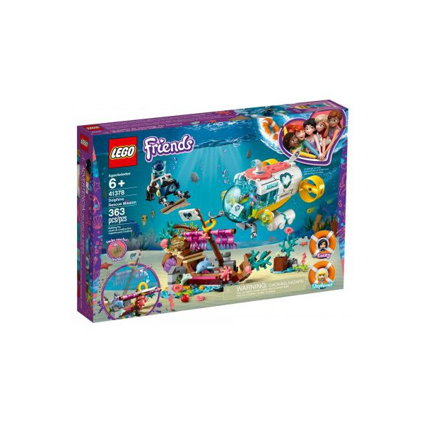 

Конструктор LEGO Friends Спасение дельфинов 363 детали (41378)