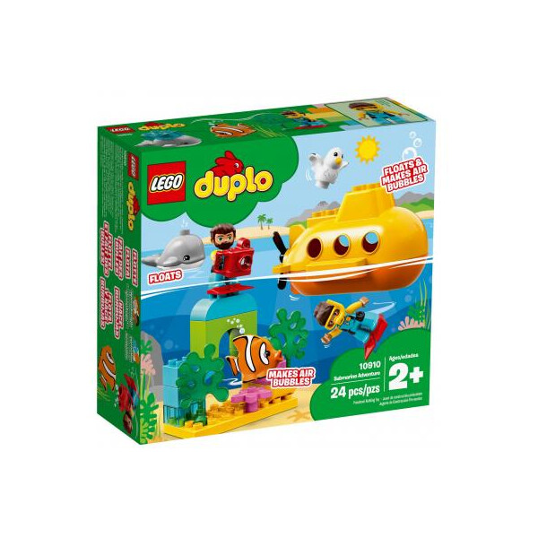 

Конструктор LEGO DUPLO Путешествие субмарины 24 детали (10910)