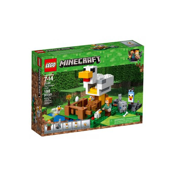 

Конструктор LEGO MINECRAFT Курятник 198 деталей (21140)