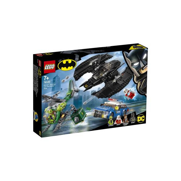 

Конструктор LEGO Super Heroes DC Бэткрыло Бэтмена и ограбление Загадочника (76120)