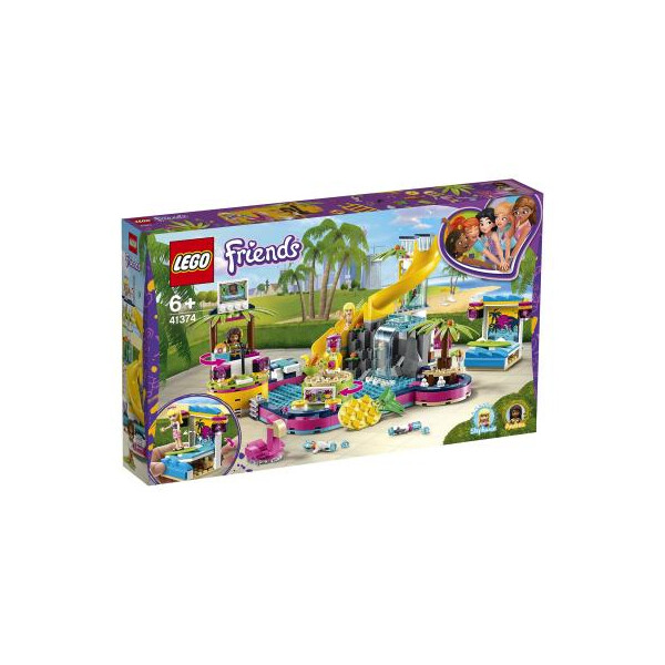 

Конструктор LEGO Friends Андреа у бассейна 468 деталей (41374)