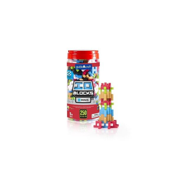

Конструктор Guidecraft IO Blocks Minis 250 деталей (G9611)