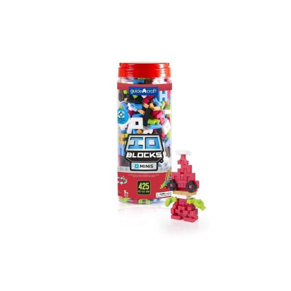 

Конструктор Guidecraft IO Blocks Minis 425 деталей (G9612)