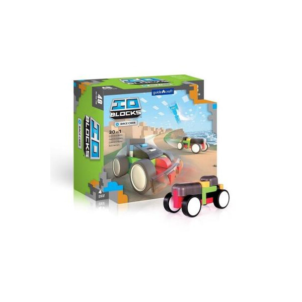 

Конструктор Guidecraft IO Blocks Гоночные машины 48 деталей (G9607)