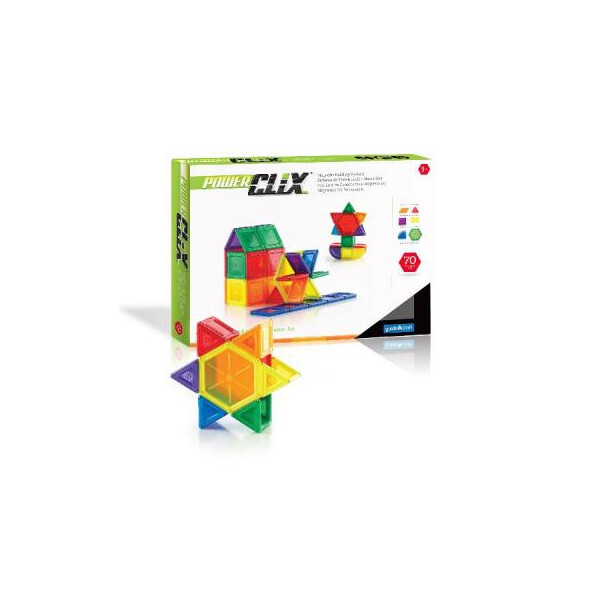 

Конструктор Guidecraft PowerClix Solids 70 деталей (G9422)