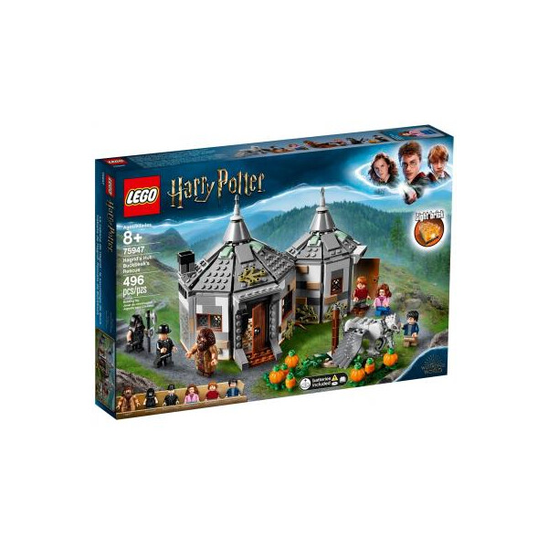 

Конструктор LEGO Harry Potter Хижина Хагрида: спасение Клювокрыла 496 деталей (75947)