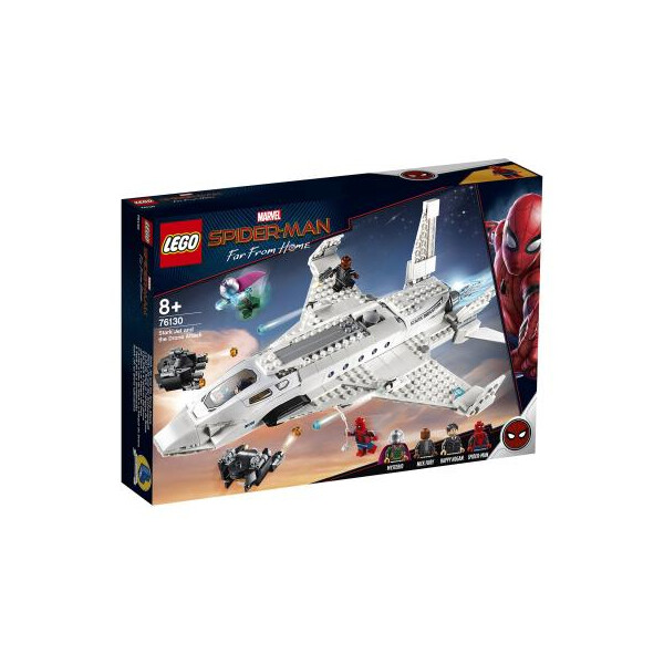 

Конструктор LEGO Super Heroes Реактивный самолёт Старка и атака дрона (76130)