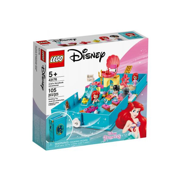 

Конструктор LEGO Disney Princess Книга сказочных приключений Ариэль 105 дет. (43176)