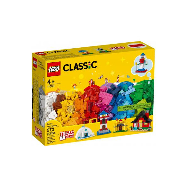 

Конструктор LEGO Classic Кубики и домики 270 деталей (11008)