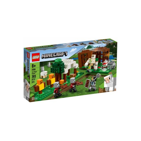 

Конструктор LEGO Minecraft Аванпост разбойников 303 детали (21159)
