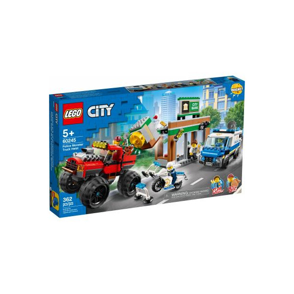 

Конструктор LEGO City Police Ограбление полицейского монстр-трака 362 детали (60245)