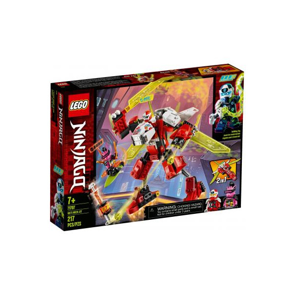 

Конструктор LEGO Ninjago Реактивный самолёт Кая 217 деталей (71707)