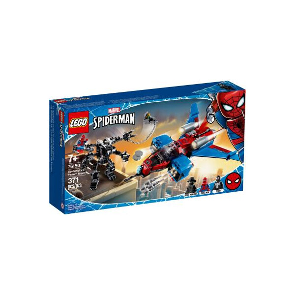 

Конструктор LEGO Реактивный самолёт Человека-Паука против Робота Венома (76150)